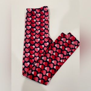 EUC Gymboree Valentine’s Day leggings.
